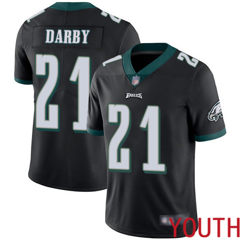 Youth Philadelphia Eagles 21 Ronald Darby Black Alternate Vapor Untouchable NFL Jersey Limited Player Football